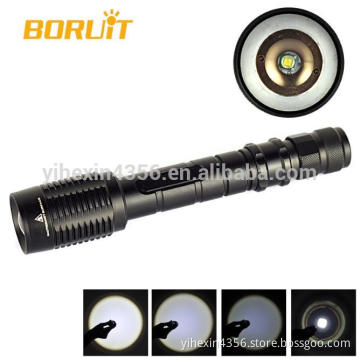 1800 Lumen Rechargeable Zoom Super Bright Led Tactical Flashlight For Camping